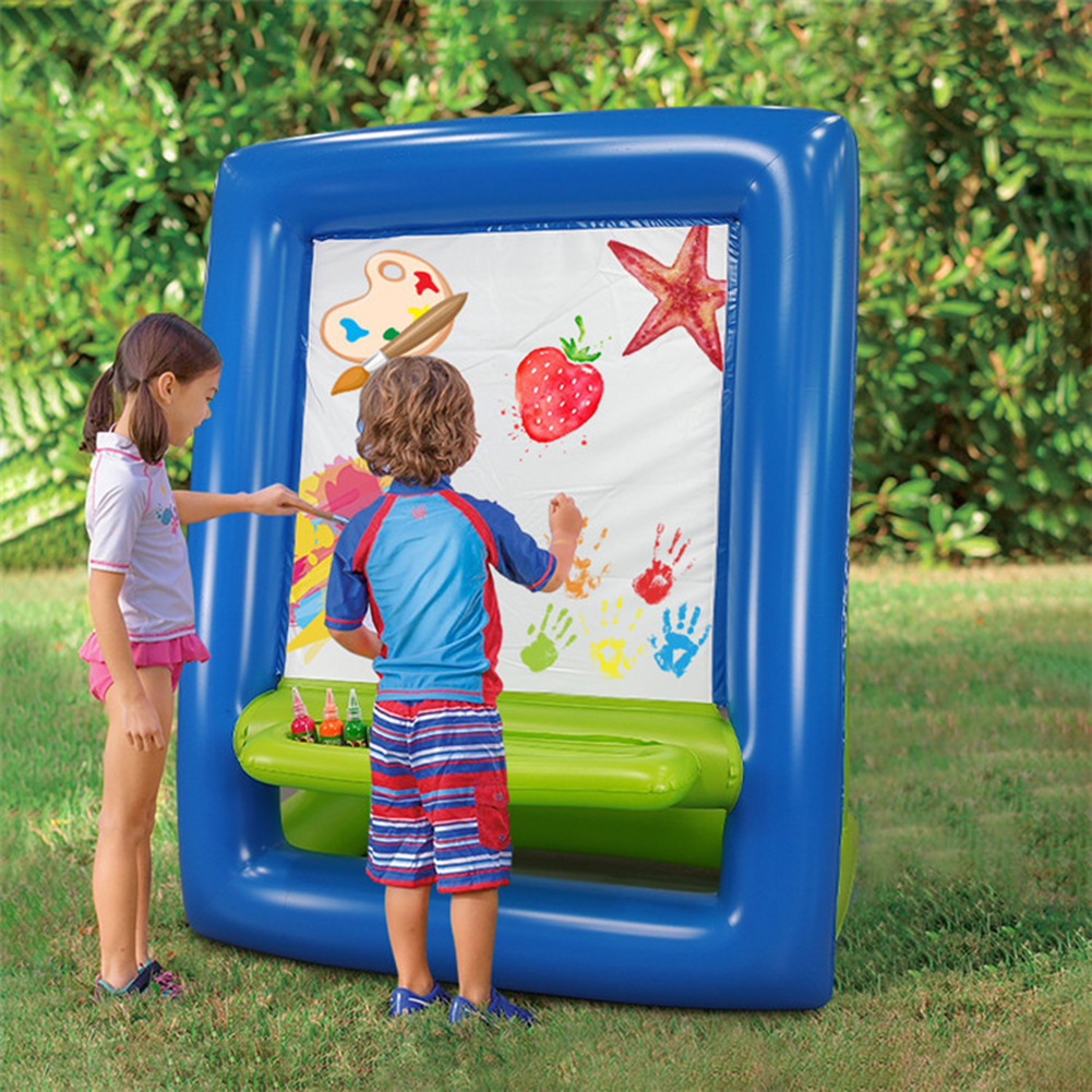Kids Art Easel - Double-Sided Inflatable Easel Inflatable Kids Art