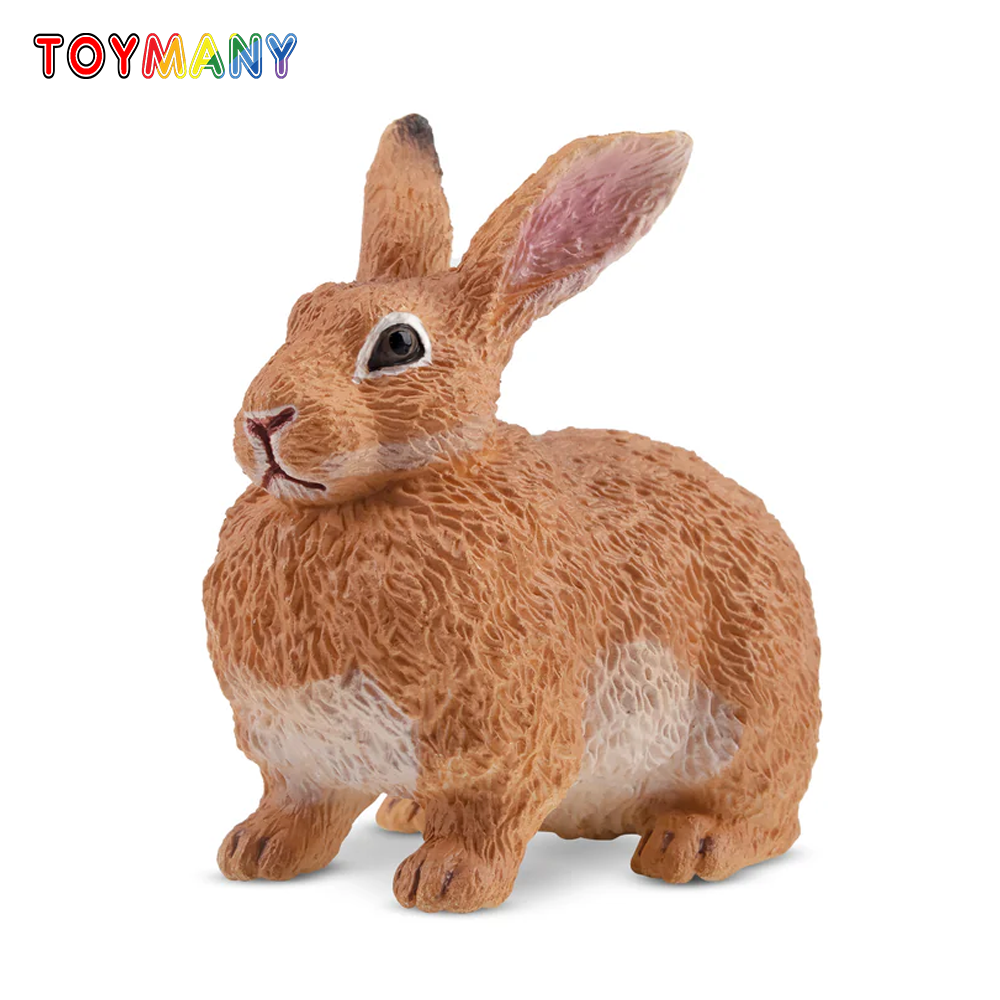 Kids Toys Easter - Toymany Simulation Flemish Giant Rabbit Wildlife