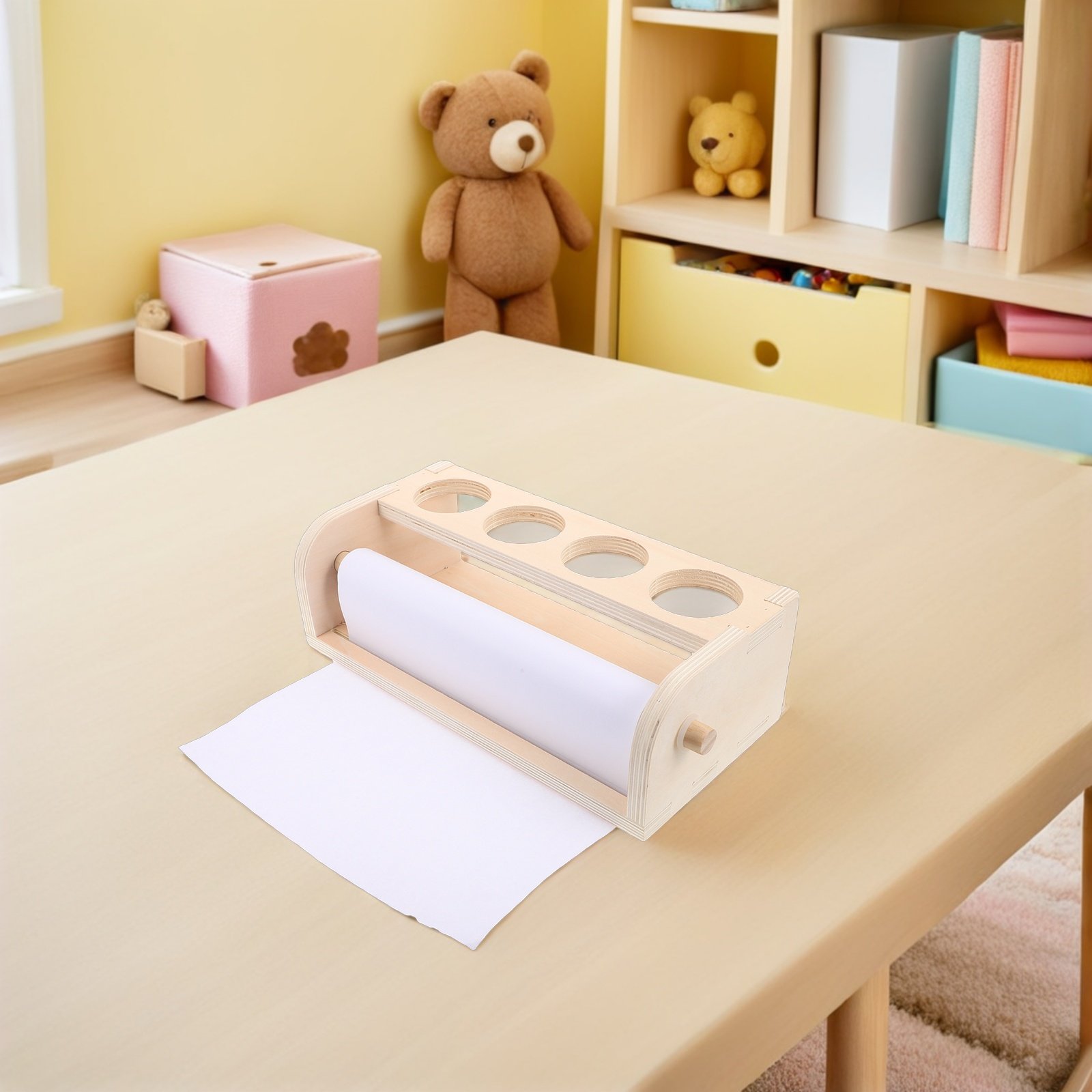 Kids Art Easel - Kids Wooden Art Easel Paper Roll