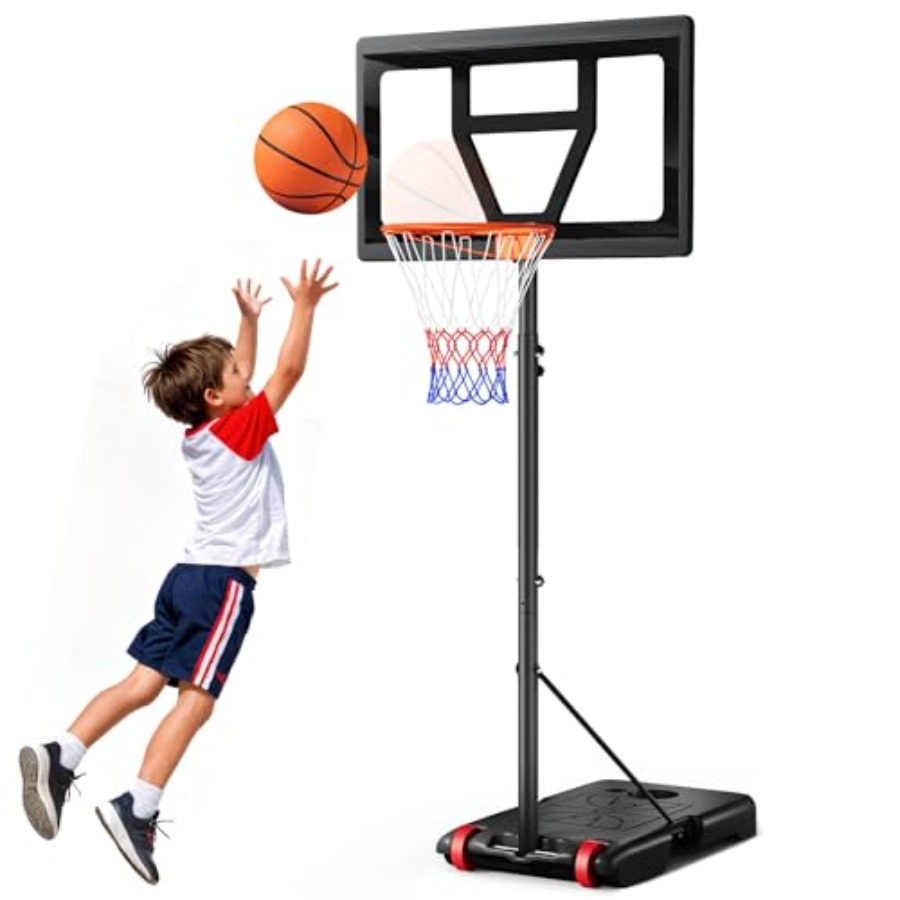 Basketball Hoop Kids Indoor - Outdoor kids basketball hoop, height adjustable