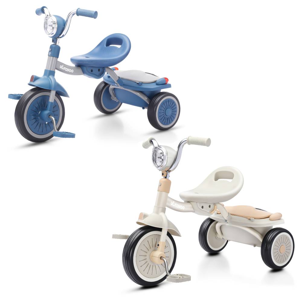 Kids Toys 3 Year Old - 4-in-1 Kids Tricycle – 3-Wheel Baby