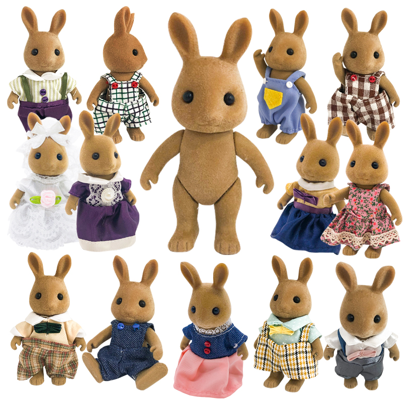 Kids Toys Easter - Easter Bunny Forest Animal Family Dolls