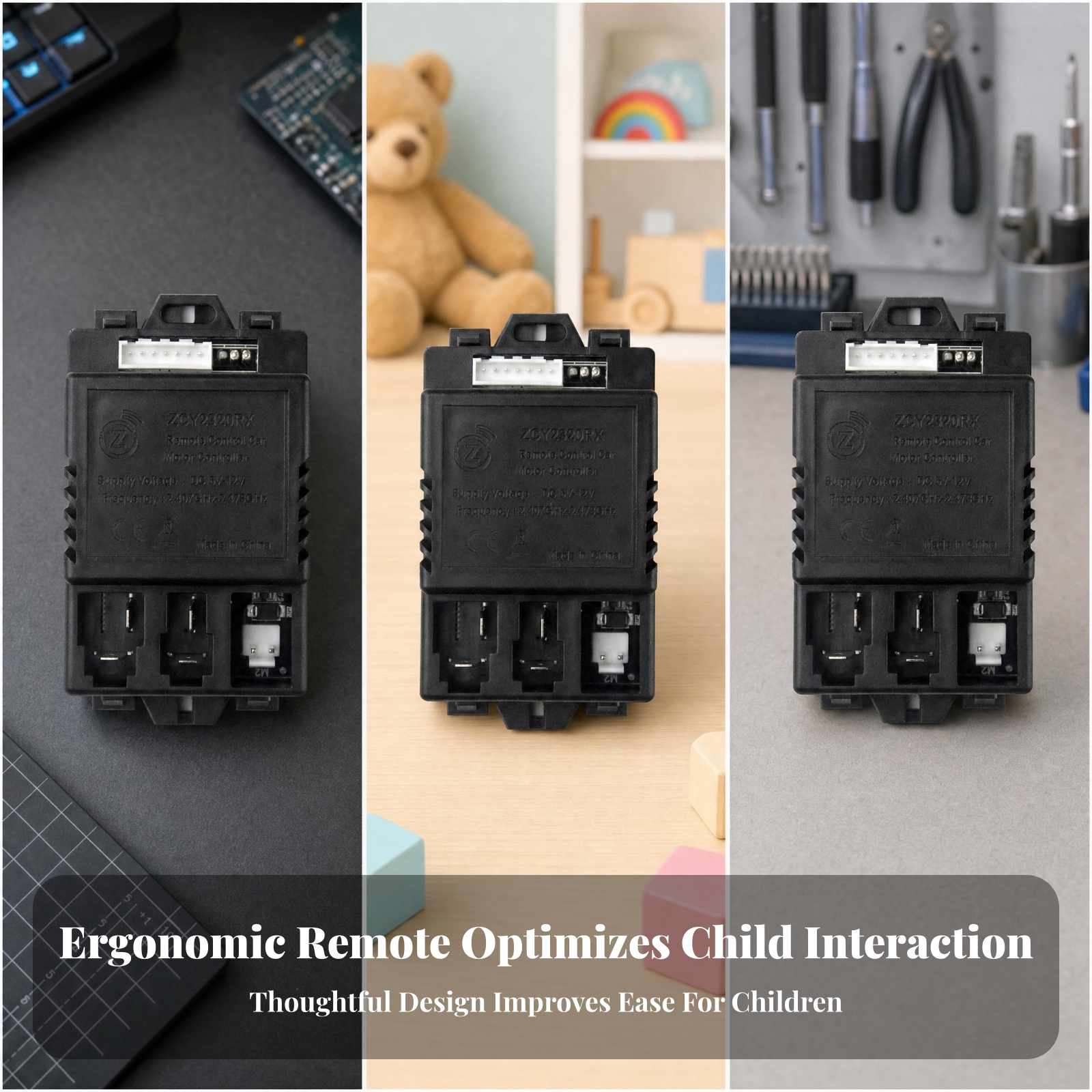Kids Toys Electric Car - Electric Car Wireless Receiver Black Plastic