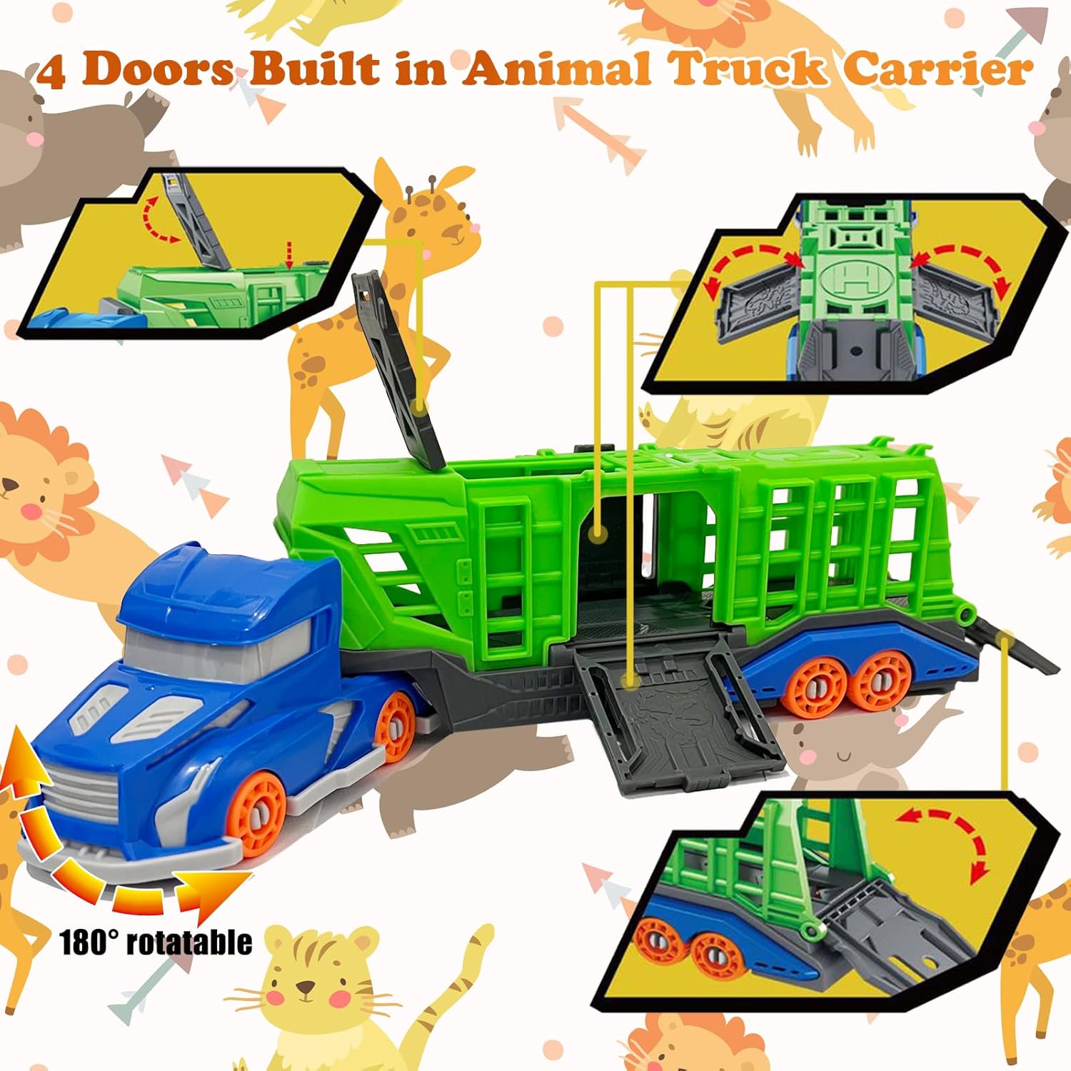 Dinosaur Animal Transport Vehi - Kids Toys 3 Year Old のレビューと価格