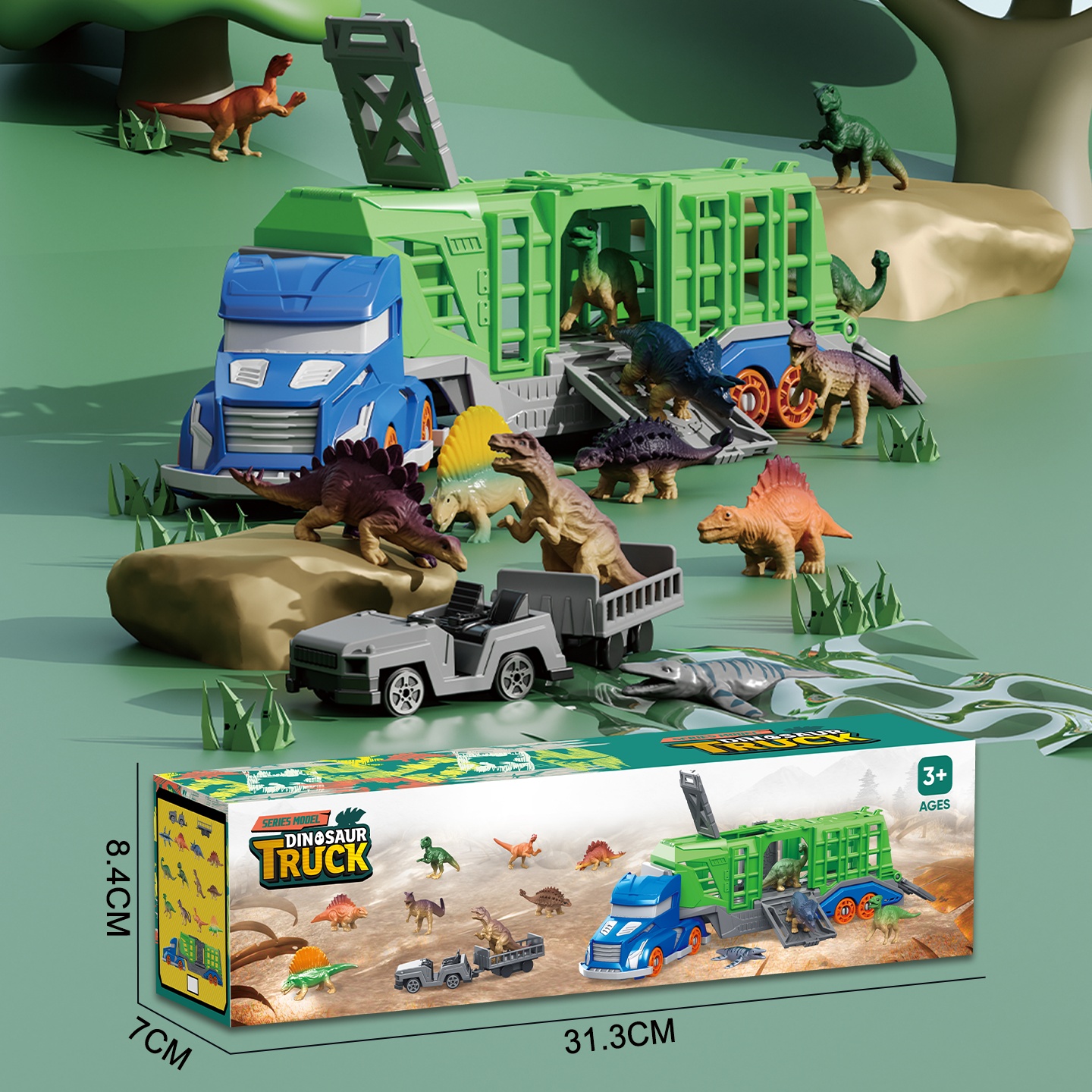 Dinosaur Animal Transport Vehi - Kids Toys 3 Year Old のレビューと価格