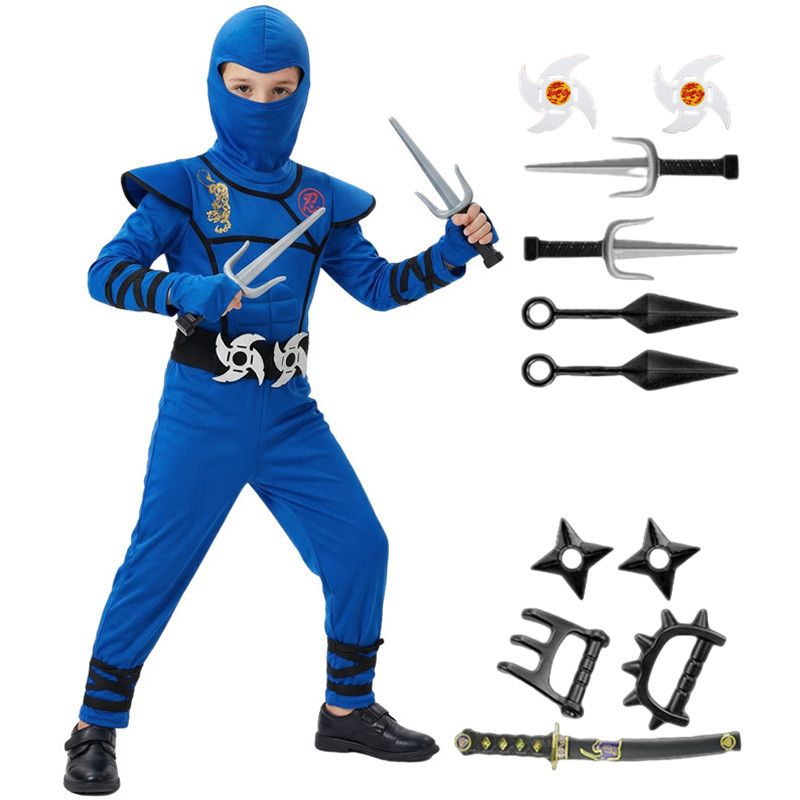 Black and Blue Ninja Costume f - Kids Toys Movie のレビューと価格
