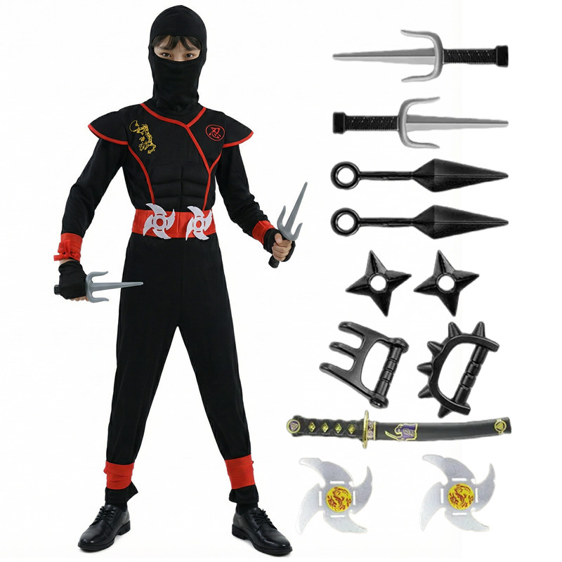 Black and Blue Ninja Costume f - Kids Toys Movie のレビューと価格
