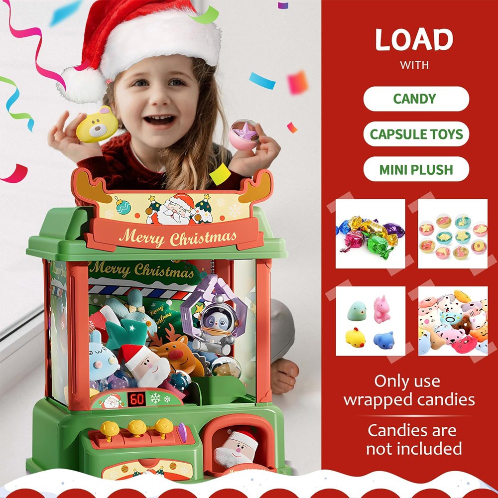 Christmas Claw Machine For Kid - Kids Toys Vending Machine のレビューと価格