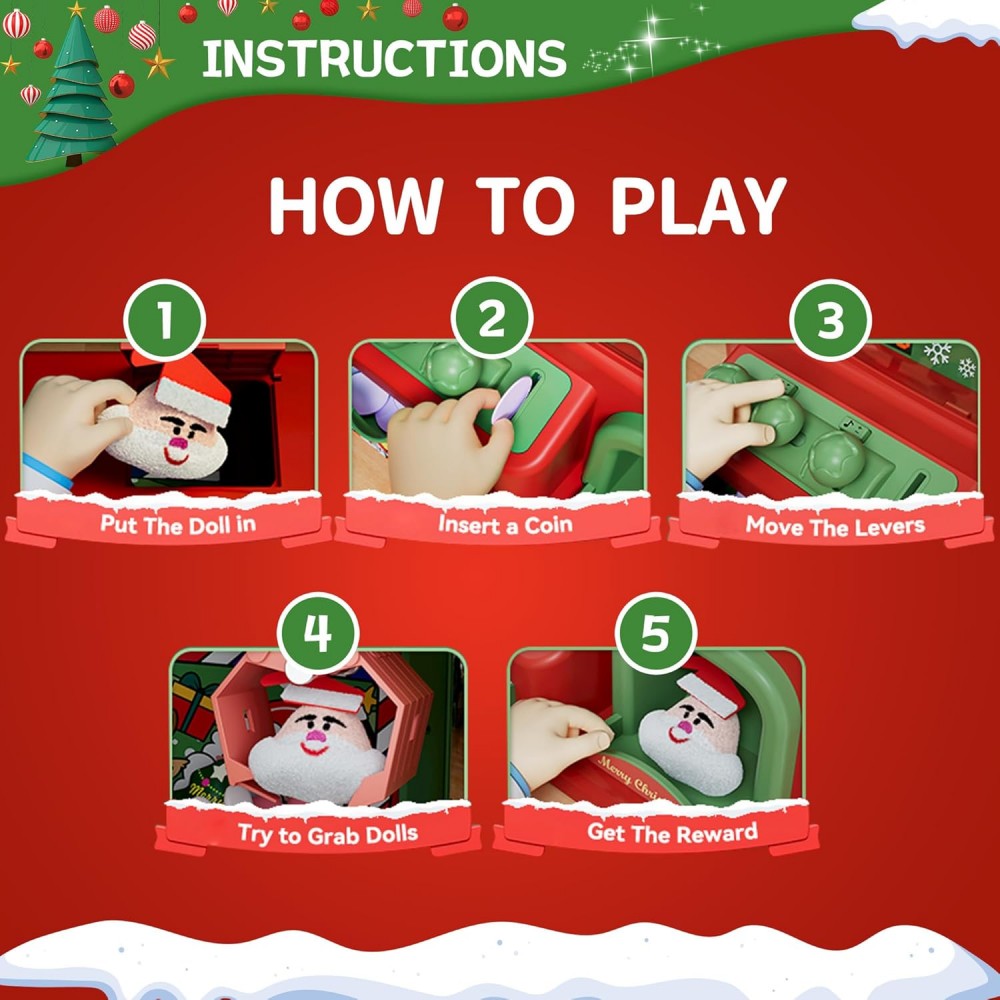 Christmas Claw Machine For Kid - Kids Toys Vending Machine のレビューと価格