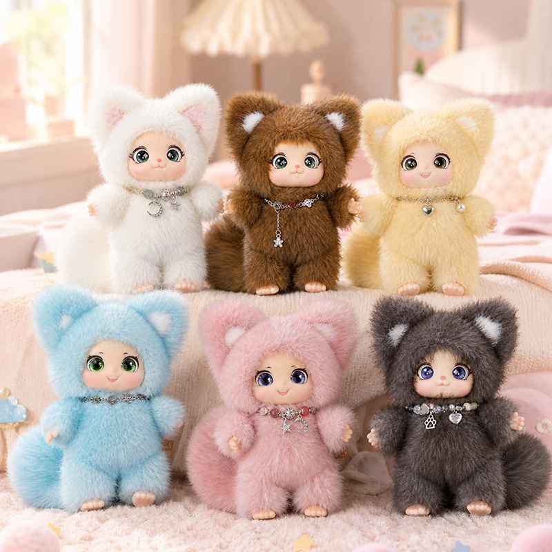 Kawaii Fox Plush Toy Fox Vinyl - Kids Toys Movie のレビューと価格