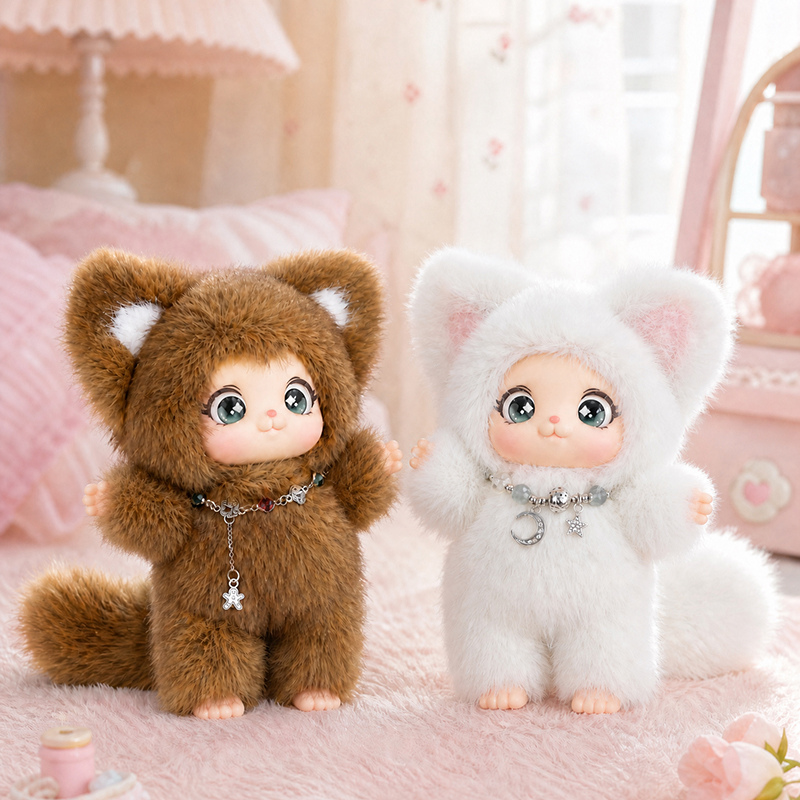Kawaii Fox Plush Toy Fox Vinyl - Kids Toys Movie のレビューと価格