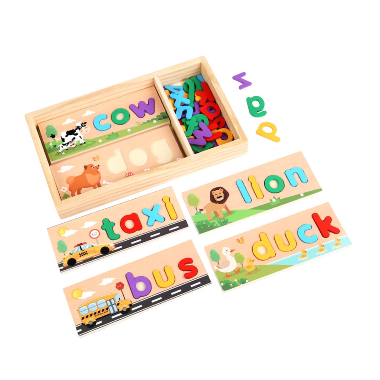 Wooden Spell Learning Toys wit - Kids Toys 3 Year Old のレビューと価格
