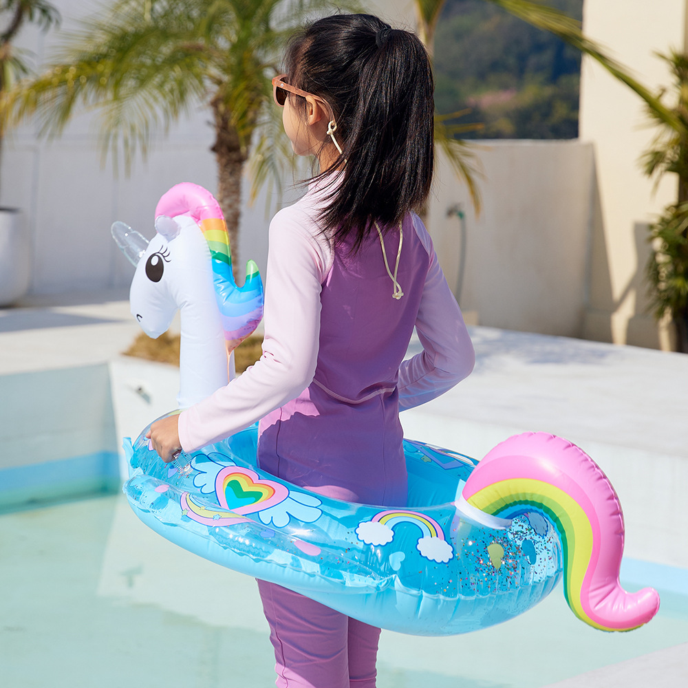Cartoon Unicorn Baby Swim Ring - Kids Toys Play Youtube のレビューと価格