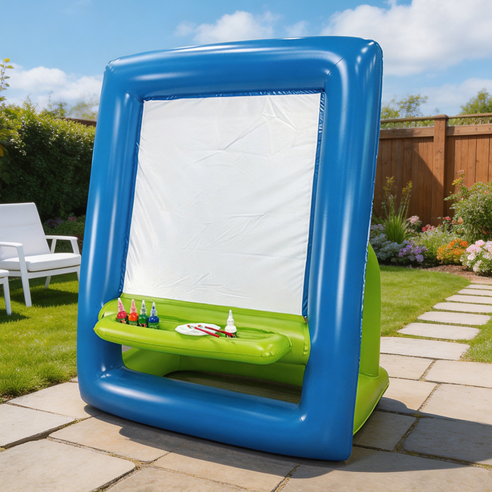 Double-Sided Inflatable Easel  - Kids Art Easel のレビューと価格