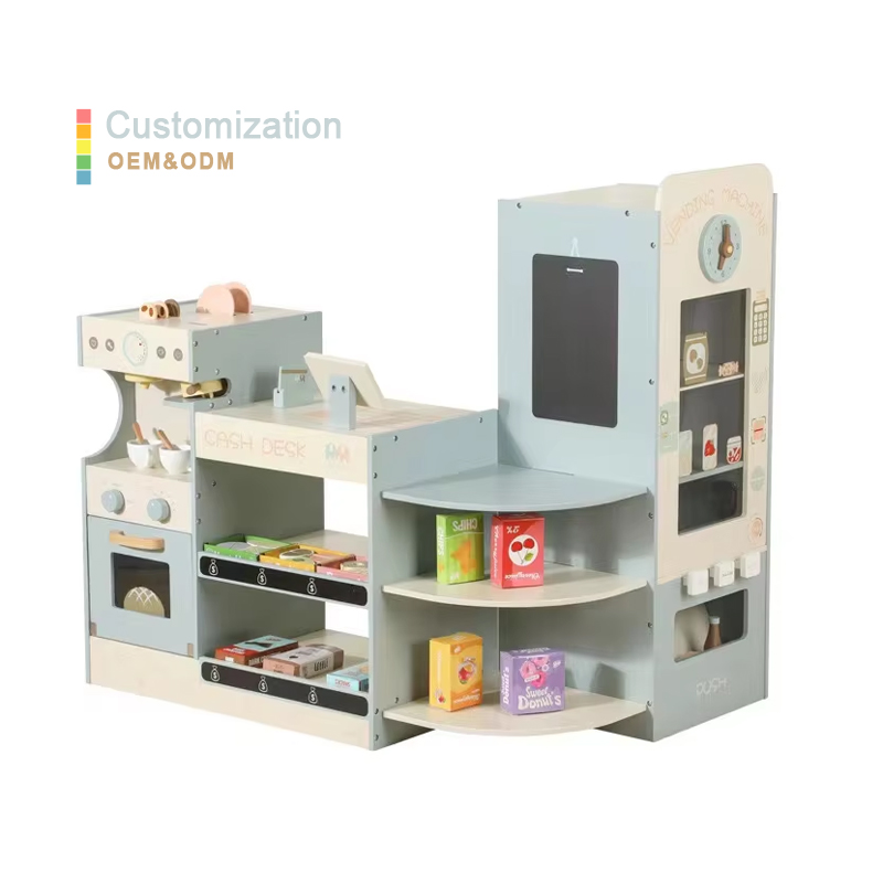 Kids Wooden Grocery Store Play - Kids Toys Vending Machine のレビューと価格