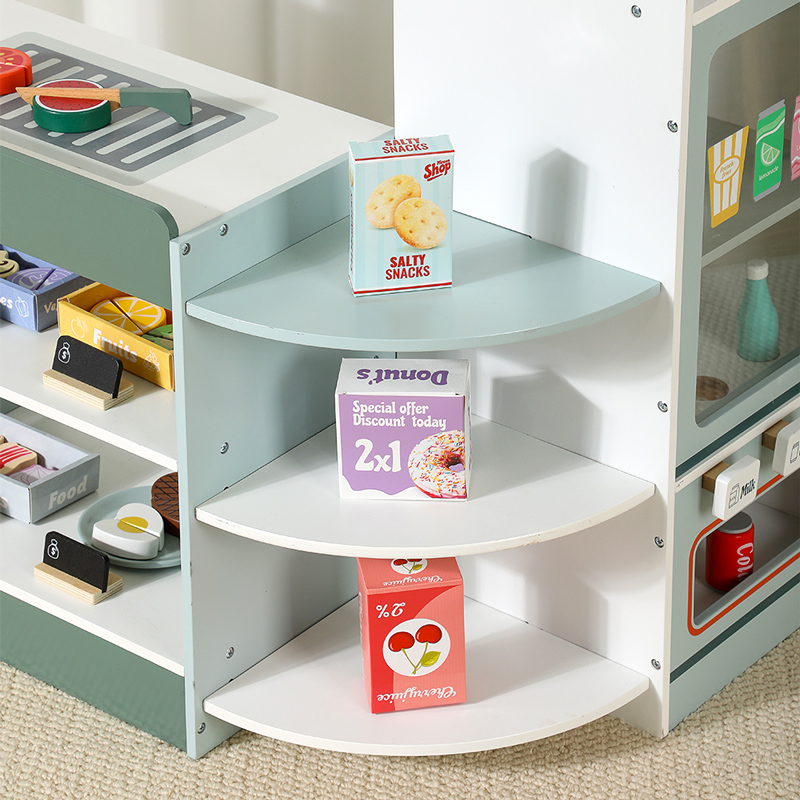 Kids Wooden Grocery Store Play - Kids Toys Vending Machine のレビューと価格
