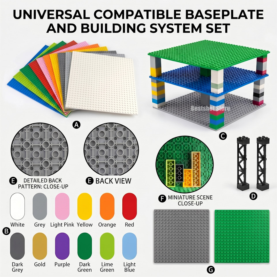 Base Plate 32x32 Dots Double S - Kids Toys Brands のレビューと価格