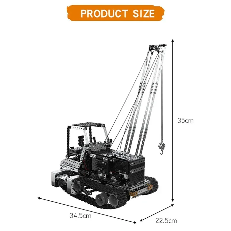 DIY Metal RC Crane Electric Ho - Kids Toys Electric Car のレビューと価格