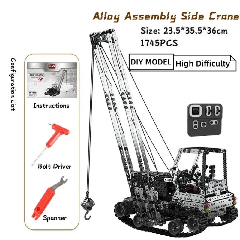 DIY Metal RC Crane Electric Ho - Kids Toys Electric Car のレビューと価格