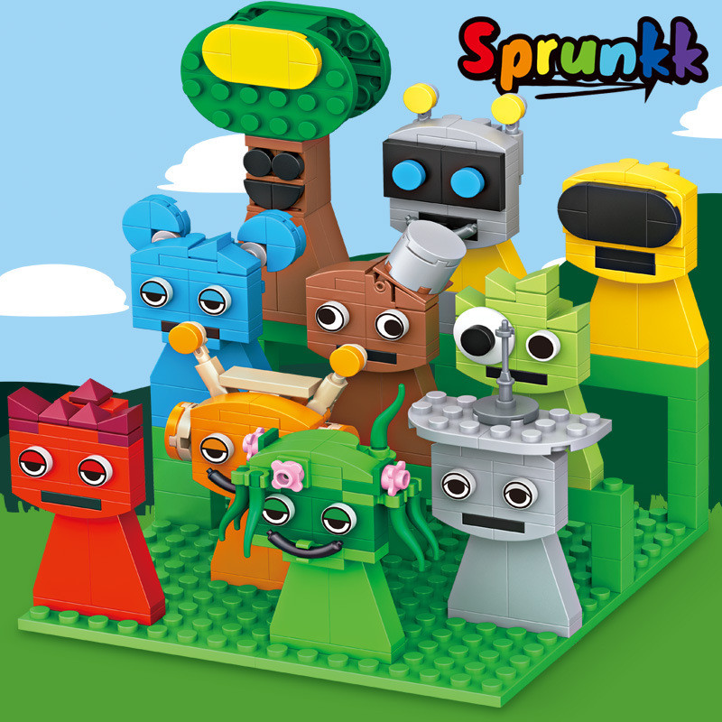 9pcs MOC Figures Building Bloc - Kids Toys Easter のレビューと価格