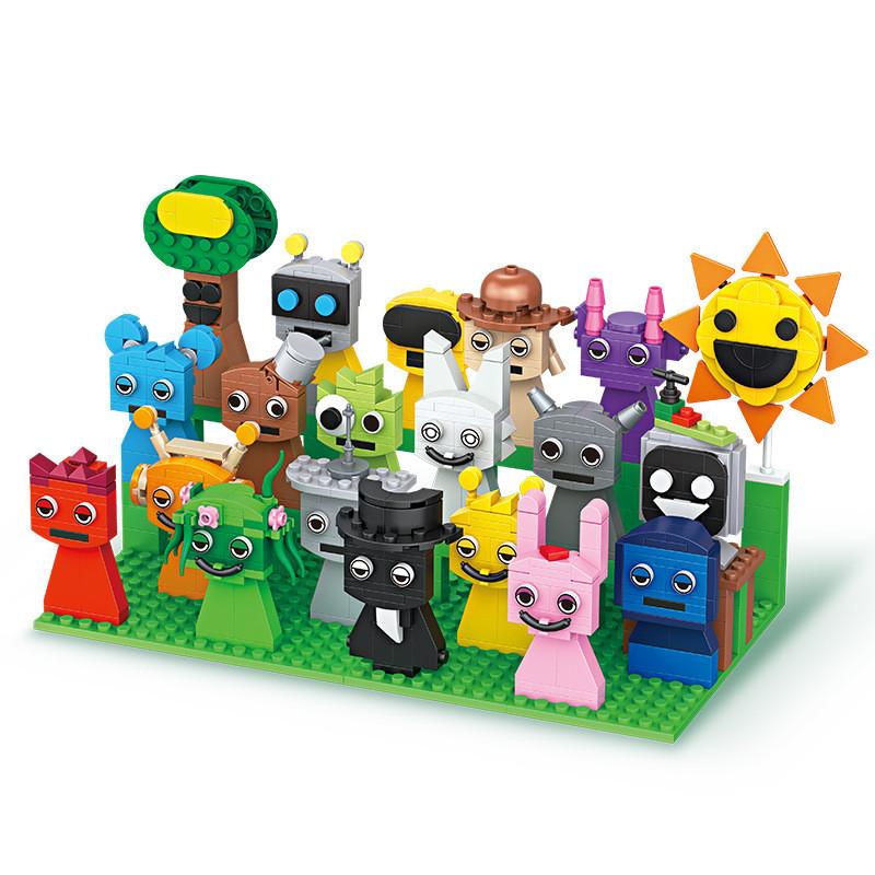 9pcs MOC Figures Building Bloc - Kids Toys Easter のレビューと価格