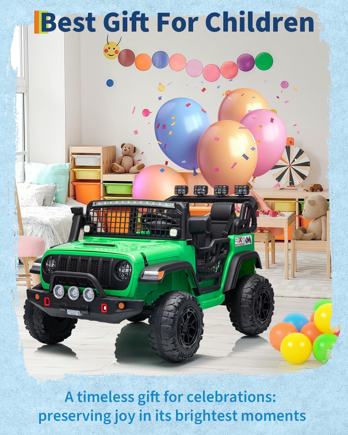 24V 2 Seats Kids Ride on Car w - Kids Toys Electric Car のレビューと価格