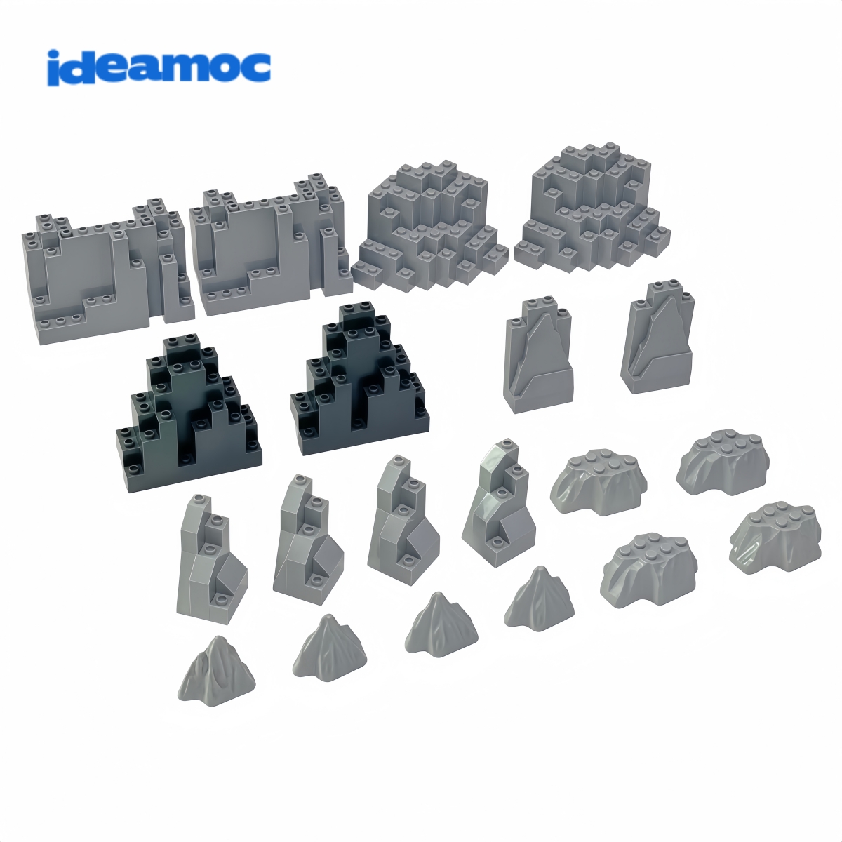 20Pcs Grey Rock Mountain Build - Kids Toys Brands のレビューと価格