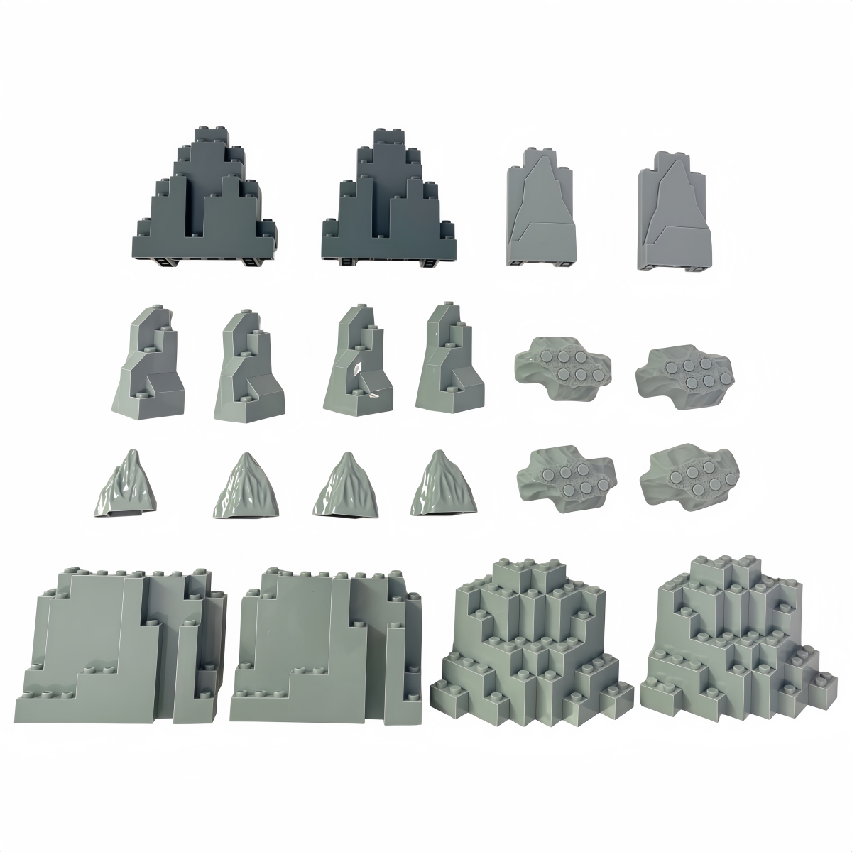 20Pcs Grey Rock Mountain Build - Kids Toys Brands のレビューと価格