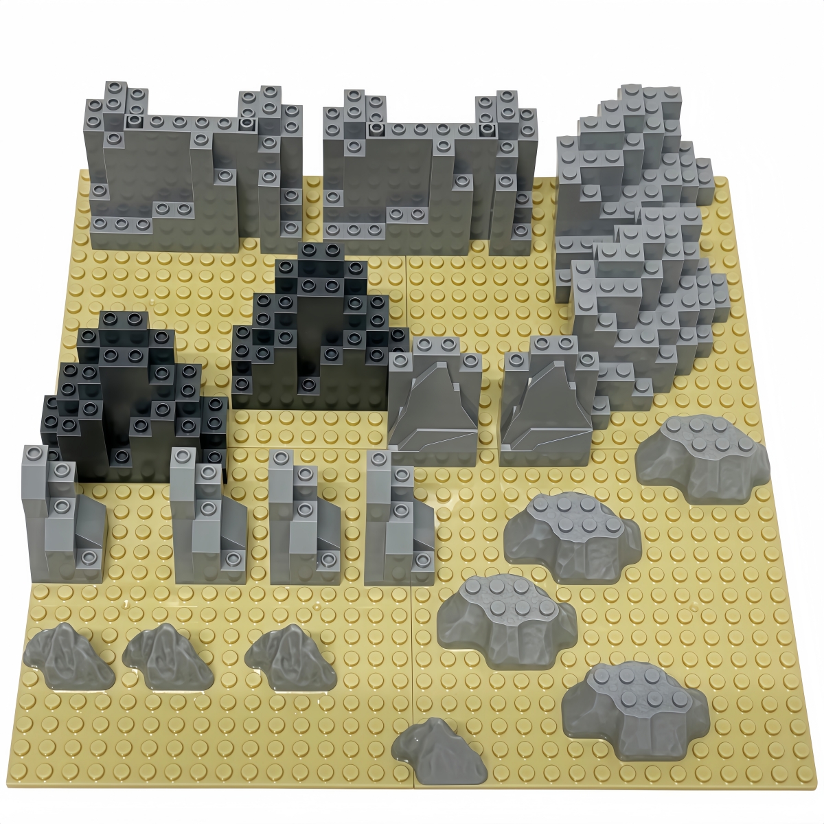20Pcs Grey Rock Mountain Build - Kids Toys Brands のレビューと価格