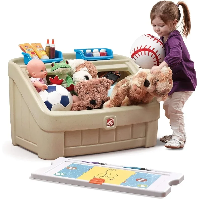 Furniture 2-in-1 Toy Box and E - Kids Art Easel のレビューと価格