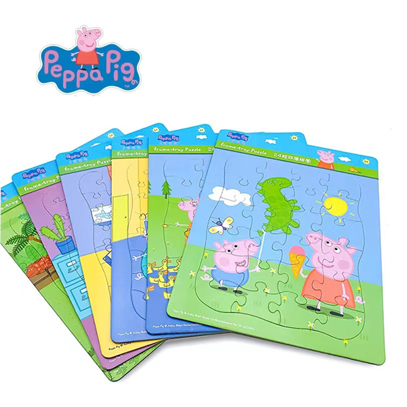 Peppa pig Figures MINI Jigsaw  - Kids Toys 3 Year Old のレビューと価格