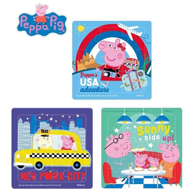 Peppa pig Figures MINI Jigsaw  - Kids Toys 3 Year Old のレビューと価格