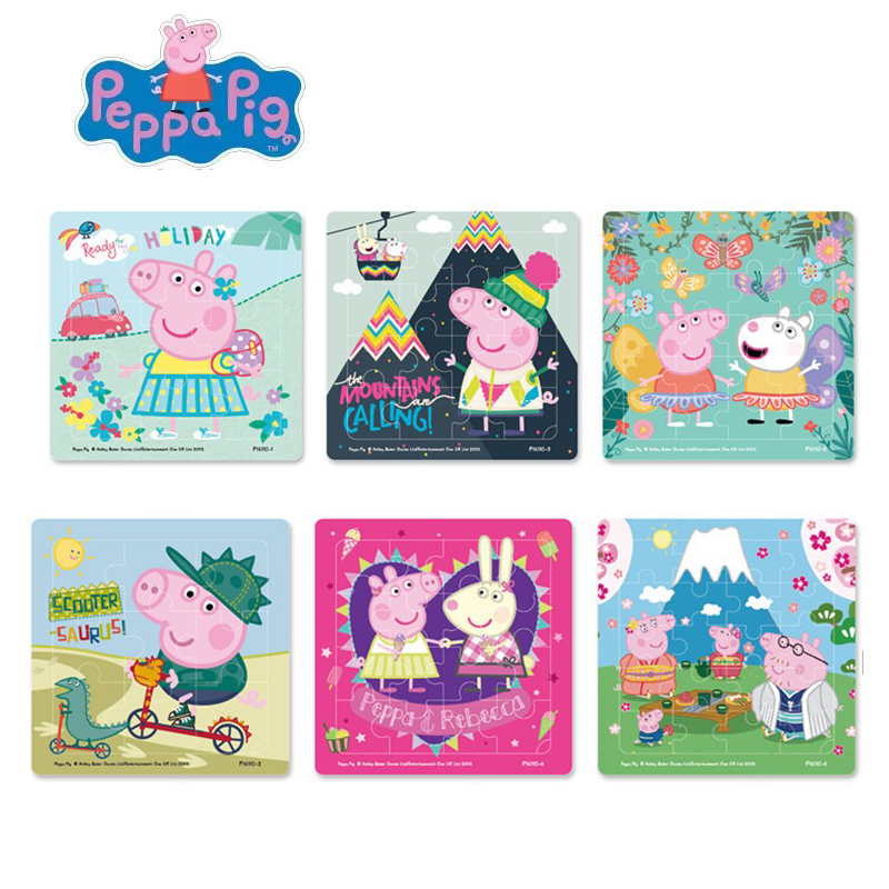 Peppa pig Figures MINI Jigsaw  - Kids Toys 3 Year Old のレビューと価格