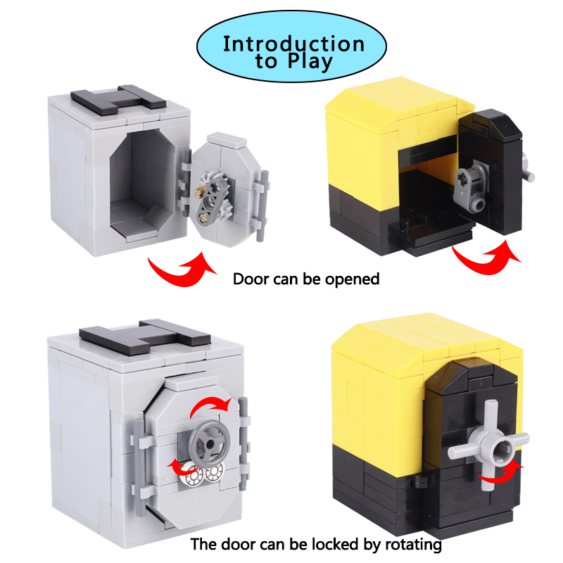 MOC Safe Deposit Box Model Bui - Kids Toys Vending Machine のレビューと価格