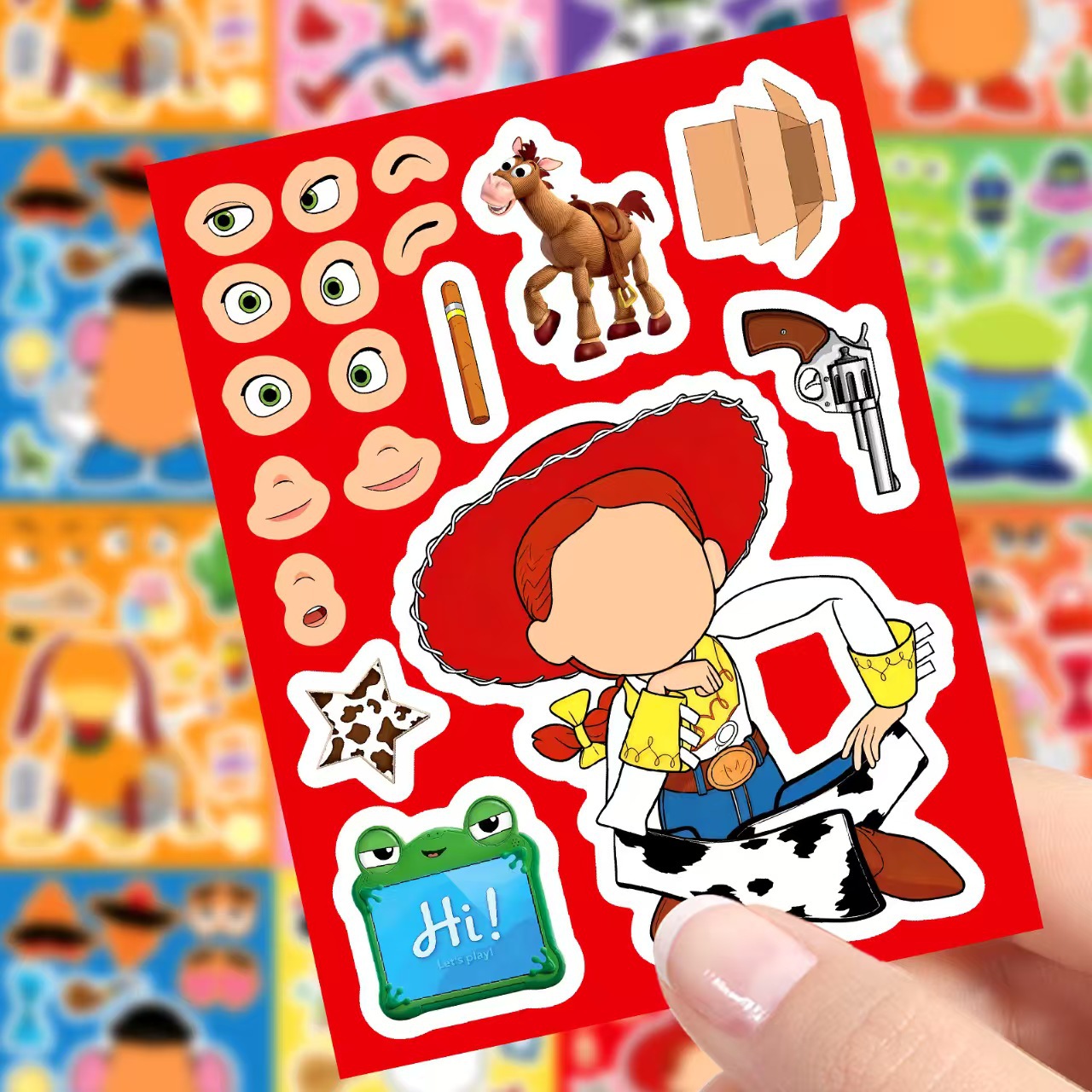 1 box of 8 sheets Make a Face  - Kids Toys Boys のレビューと価格