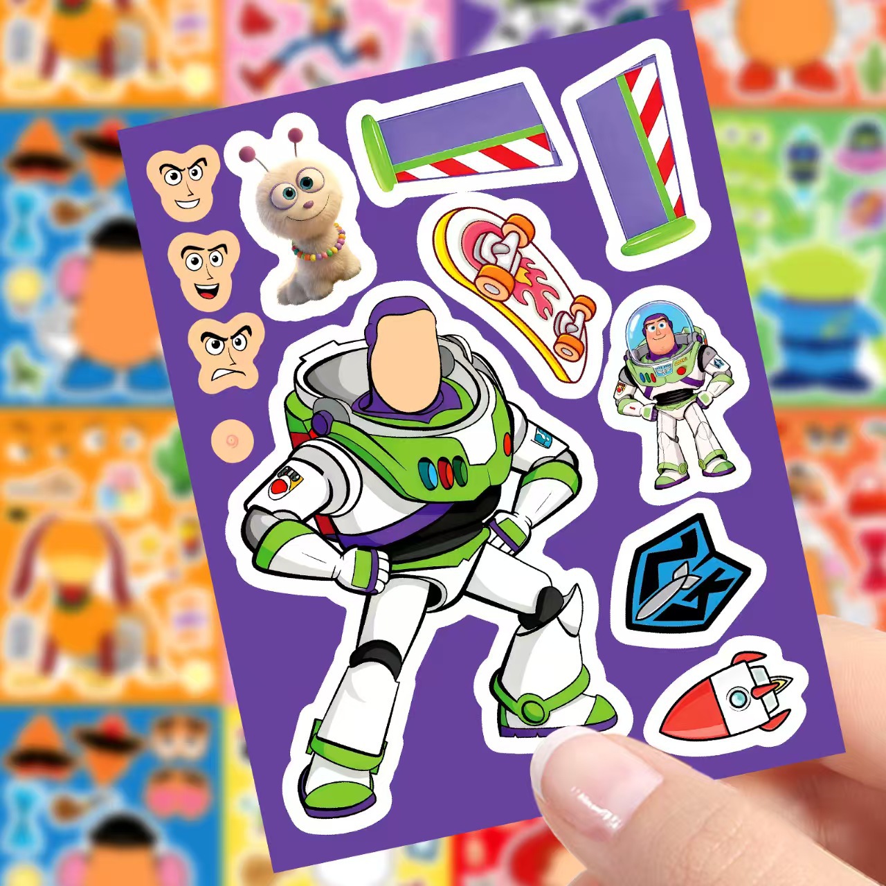 1 box of 8 sheets Make a Face  - Kids Toys Boys のレビューと価格
