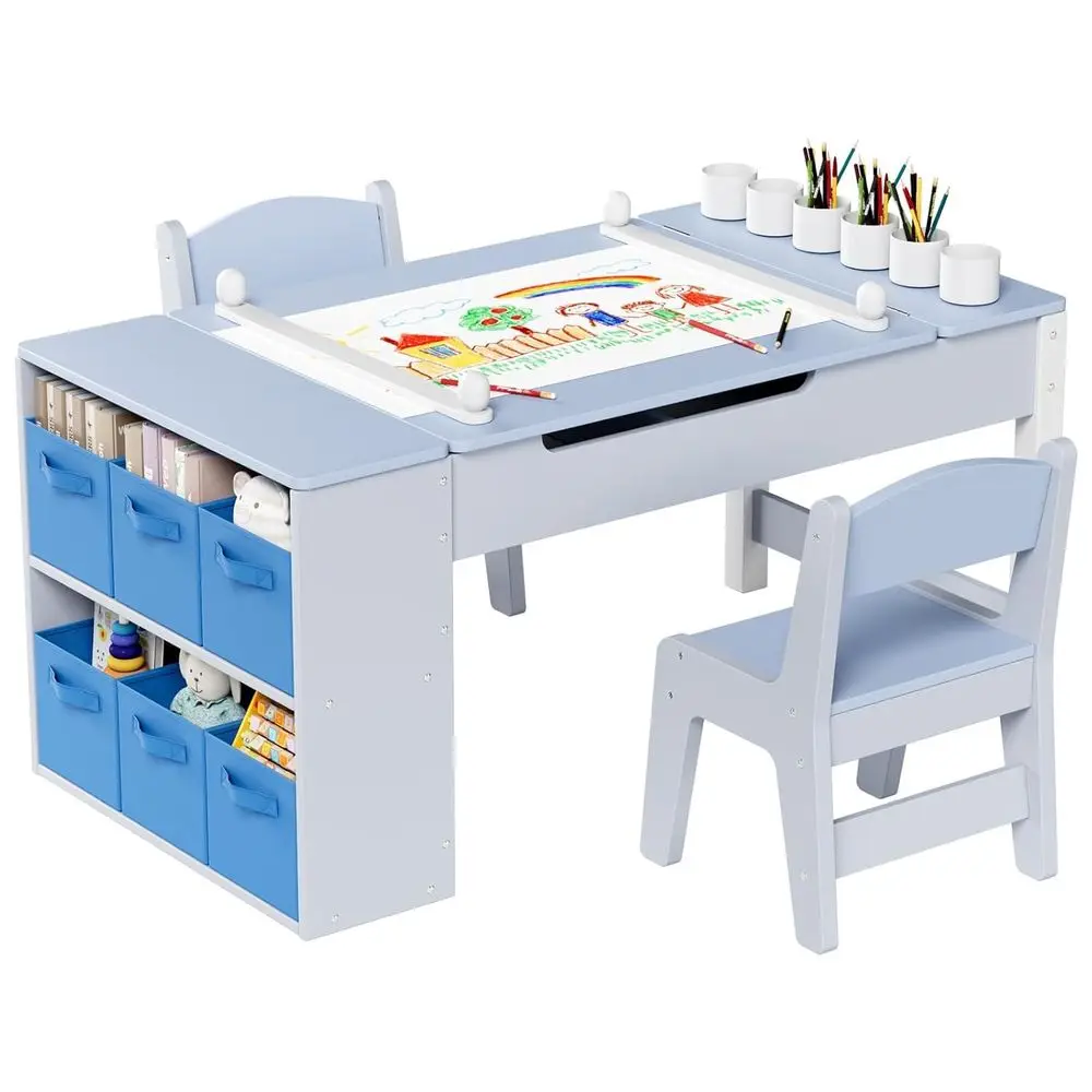 3 in 1 Kids Art Table and Chai - Kids Art Easel のレビューと価格