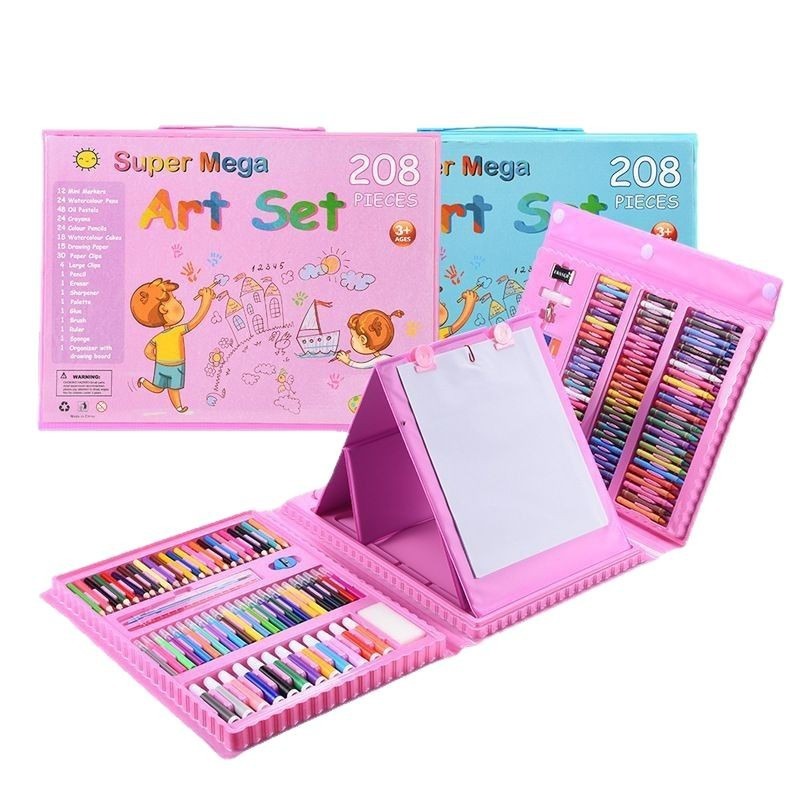 208Pcs Kids Art Set with Crayo - Kids Art Easel のレビューと価格