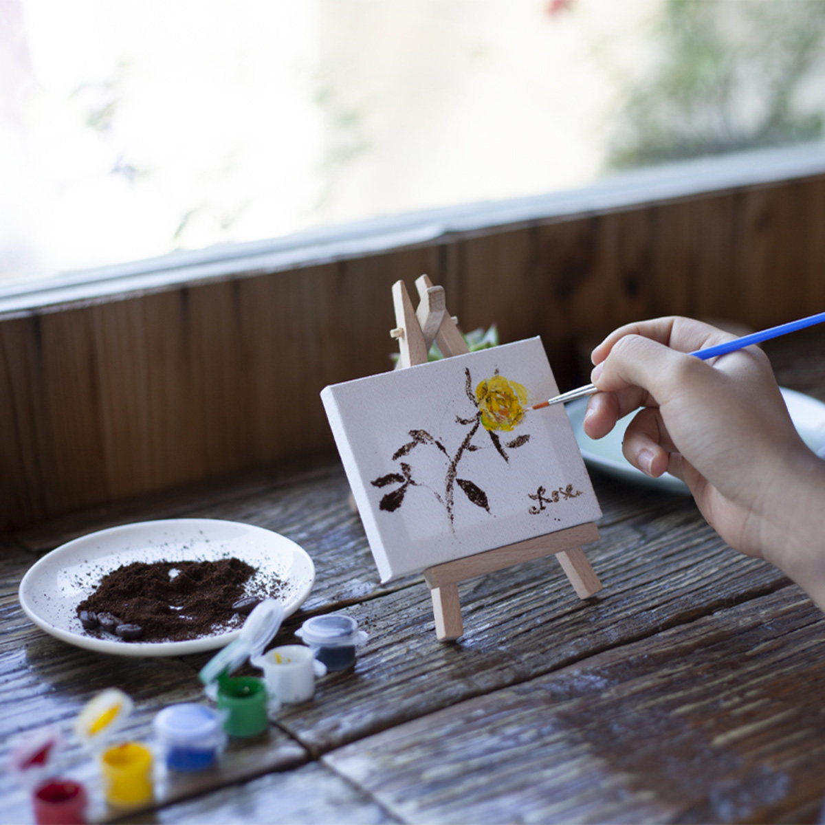 10Pcs Mini Wooden Easel with T - Kids Art Easel のレビューと価格