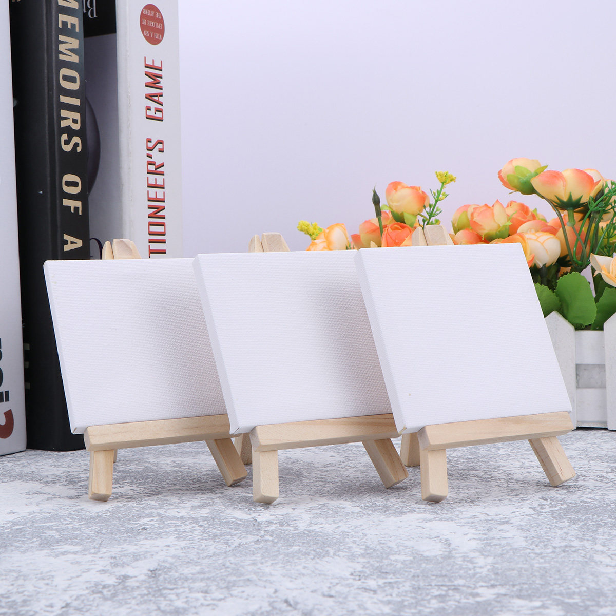 10Pcs Mini Wooden Easel with T - Kids Art Easel のレビューと価格