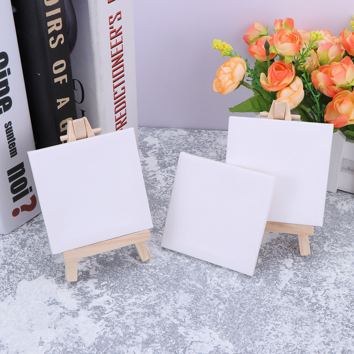 10Pcs Mini Wooden Easel with T - Kids Art Easel のレビューと価格