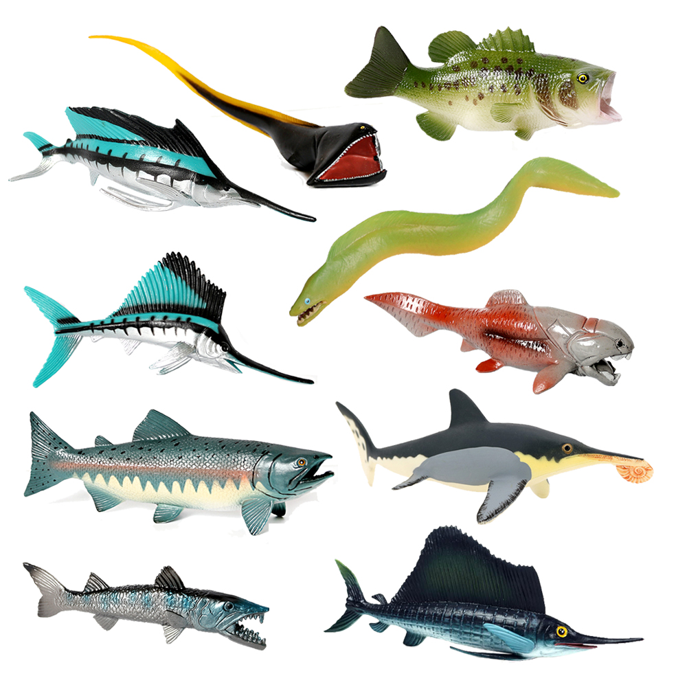 Plastic Fish Model Toys Marine - Kids Toys Review のレビューと価格