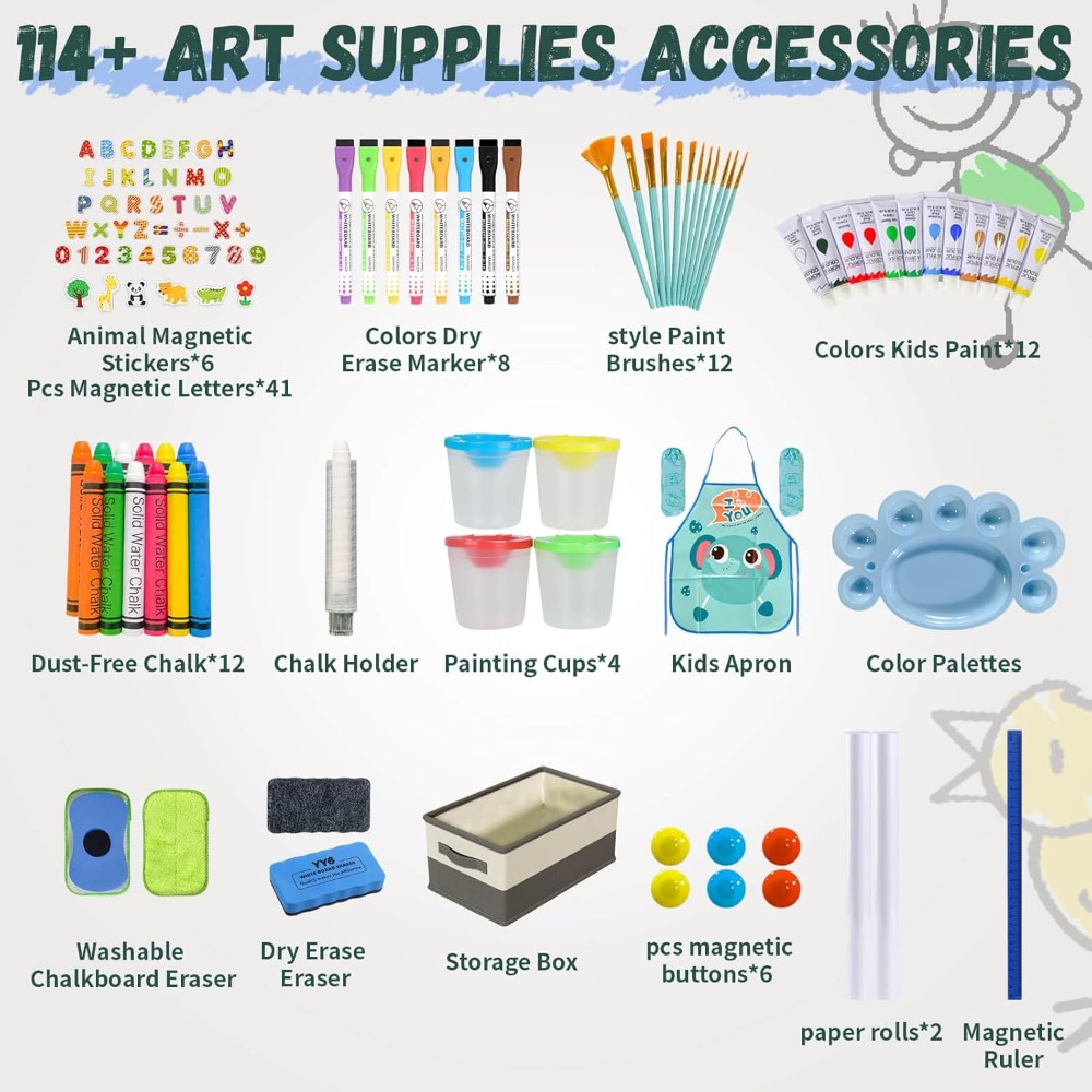 Adjustable Wooden Art Easel fo - Kids Art Easel のレビューと価格