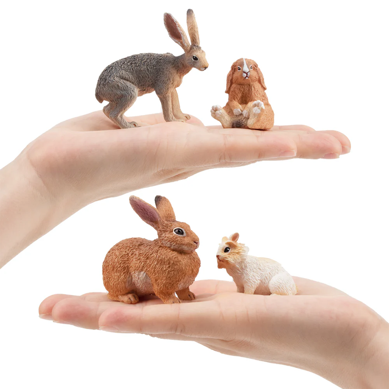 12Pcs Simulation Rabbit Farm A - Kids Toys Easter のレビューと価格
