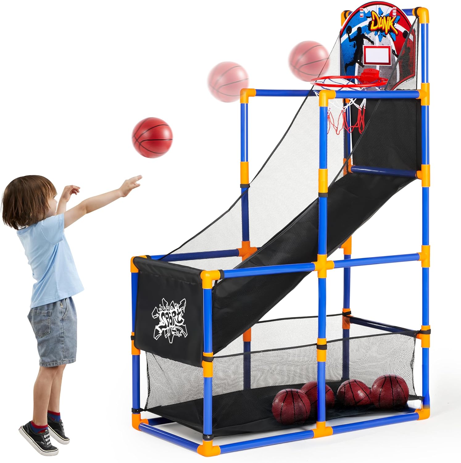 Arcade Basketball Game Set wit - Basketball Hoop Kids Indoor のレビューと価格