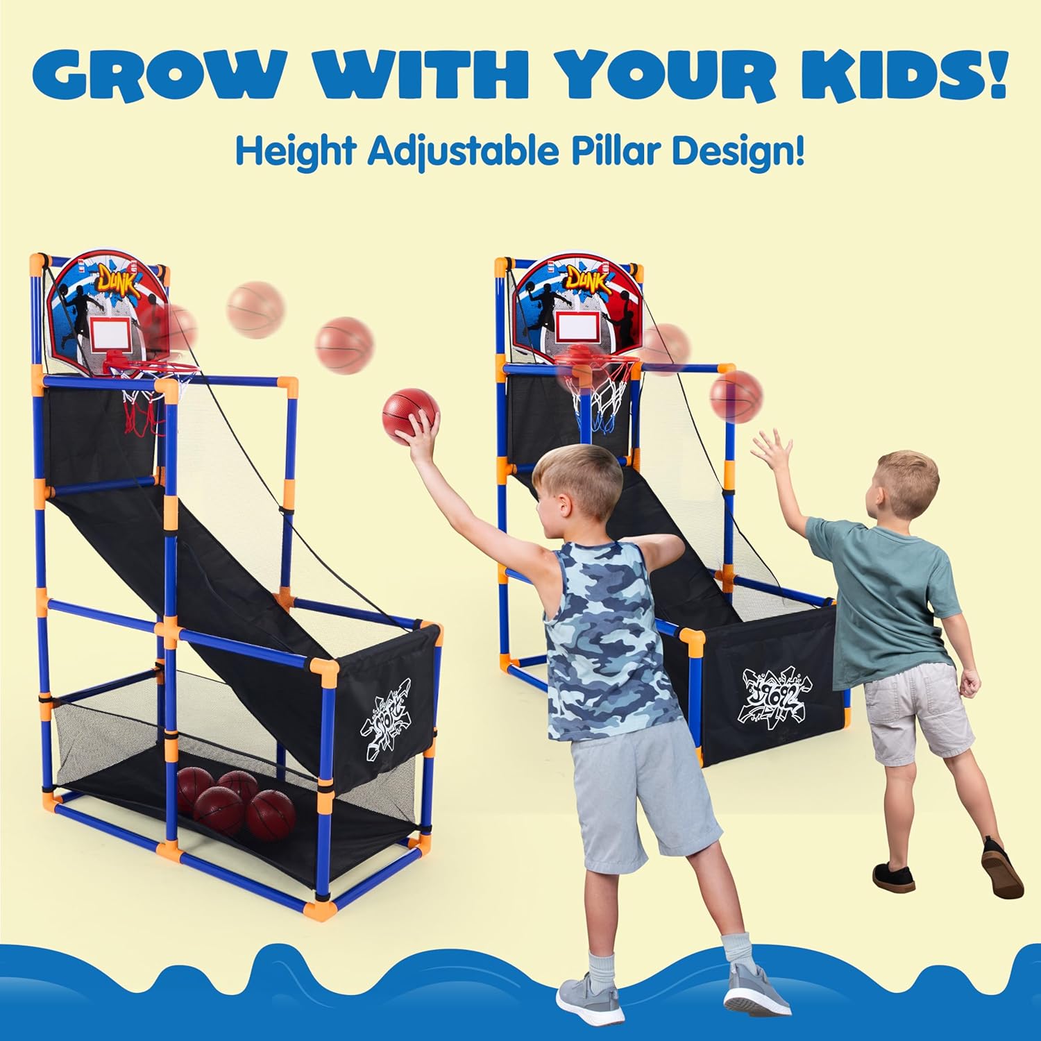 Arcade Basketball Game Set wit - Basketball Hoop Kids Indoor のレビューと価格