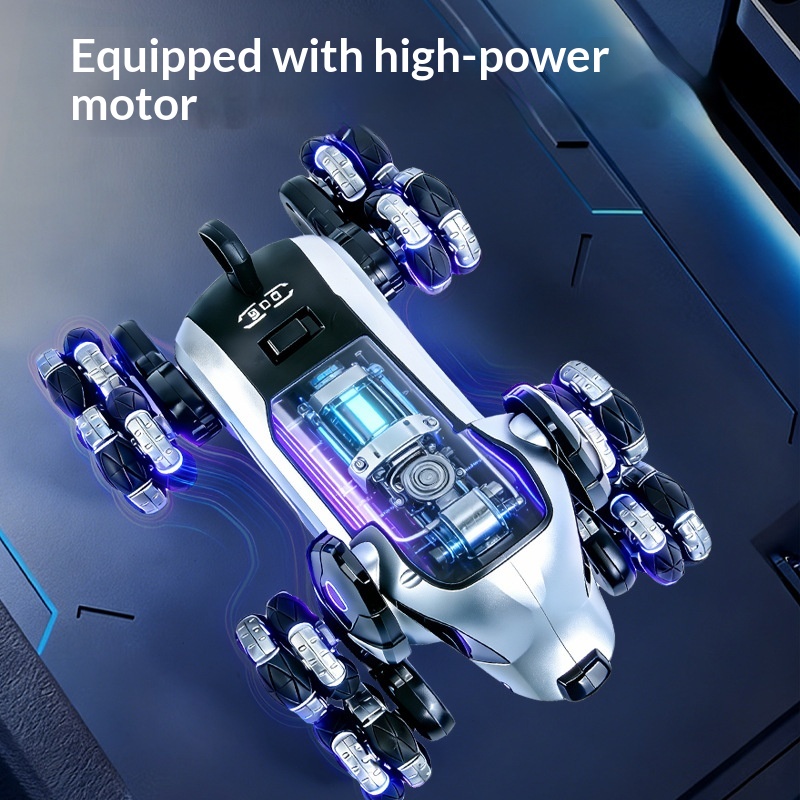 New RC Stunt Robot Dog 8 Wheel - Kids Toys Electric Car のレビューと価格