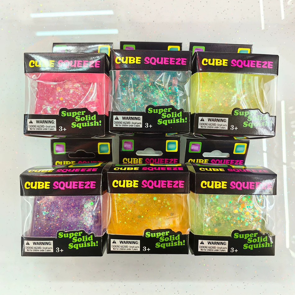 Squishy Ice Cube Fidget Toys,  - Kids Toys Easter のレビューと価格