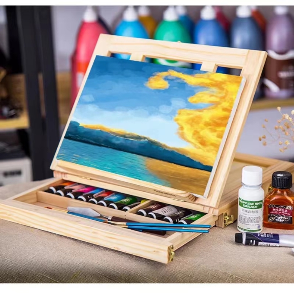 Portable Wooden Table Easel fo - Kids Art Easel のレビューと価格