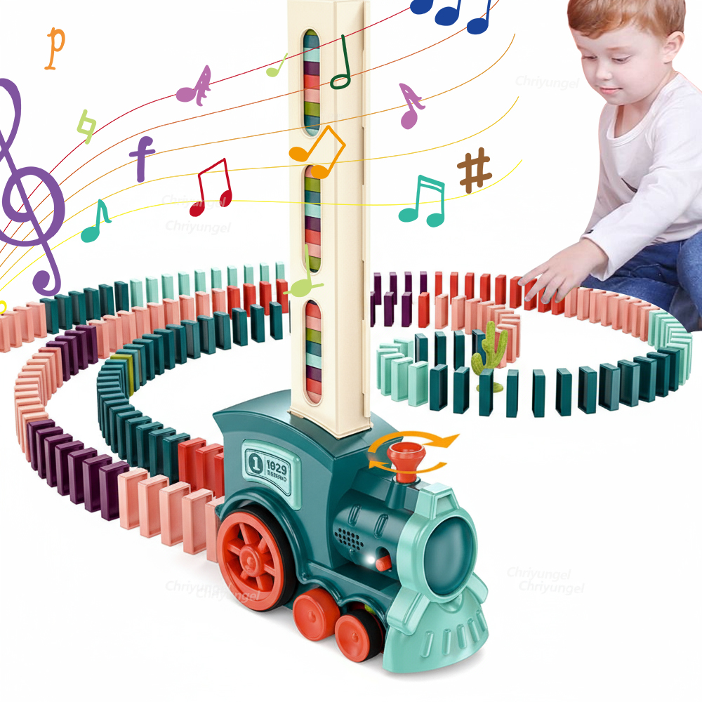 Automatic Domino Train Car Ele - Kids Toys Electric Car のレビューと価格
